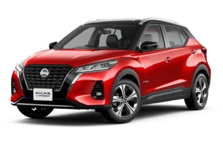 nissan kicks red and black