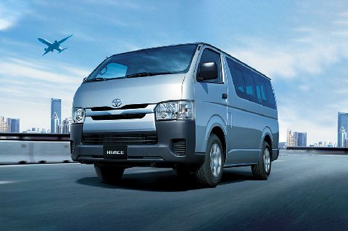 Hiace Van Front angle low view