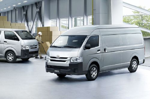 Toyota Hiace Van Front Side View Toyota Hiace Van Front Side View