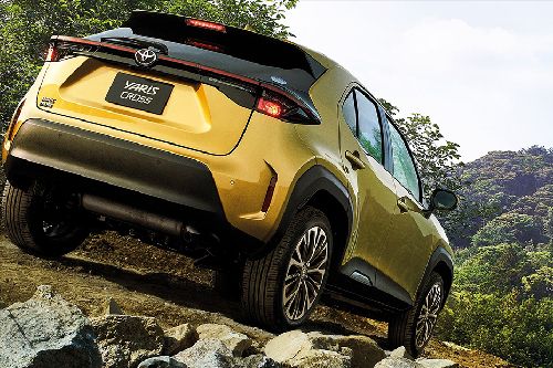 Yaris Cross Rear Low Angle View