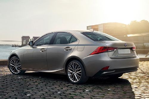 Rear Cross Side View of Lexus IS Rear Cross Side View of Lexus IS