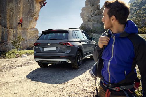 Tiguan Rear angle view Tiguan Rear angle view