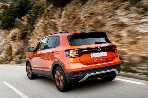 Rear Cross Side View of Volkswagen T-Cross Rear Cross Side View of Volkswagen T-Cross