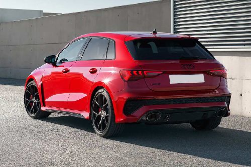 Rear Cross Side View of Audi RS 3 Sportback Rear Cross Side View of Audi RS 3 Sportback