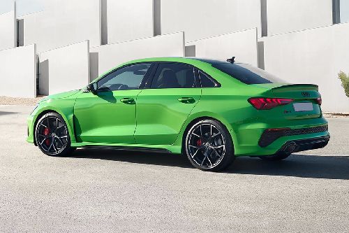 Rear Cross Side View of Audi RS 3 Sedan Rear Cross Side View of Audi RS 3 Sedan