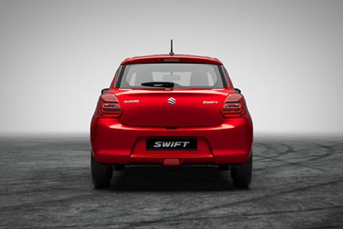 Full Rear View of Suzuki Swift Full Rear View of Suzuki Swift