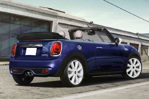 Convertible Rear angle view