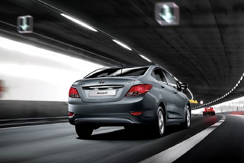 Accent Rear angle view