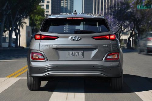 Full Rear View of Hyundai Kona Electric Full Rear View of Hyundai Kona Electric