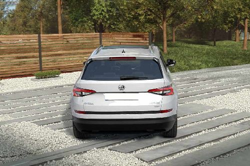 Full Rear View of Skoda Kodiaq Full Rear View of Skoda Kodiaq