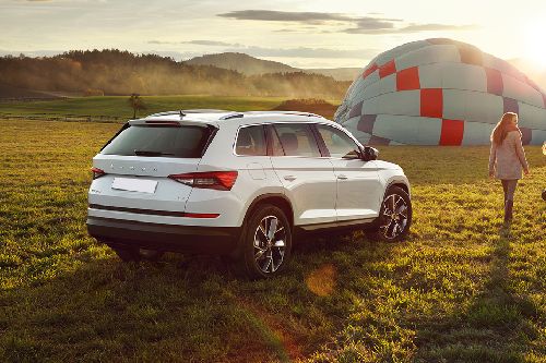 Kodiaq Rear angle view Kodiaq Rear angle view