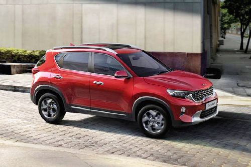 Kia Sonet Front Cross Side View Kia Sonet Front Cross Side View