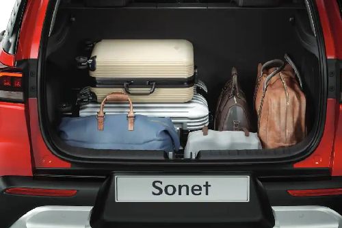 Storage Closer View of Kia Sonet Storage Closer View of Kia Sonet
