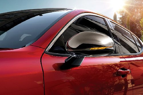 Kia Stinger Drivers Side Mirror Front Angle Kia Stinger Drivers Side Mirror Front Angle