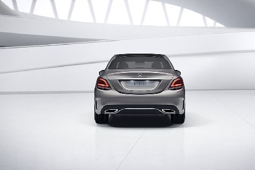 Full Rear View of Mercedes-Benz C-Class Saloon