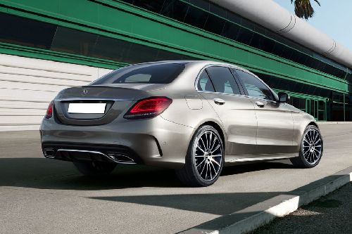 C-Class Saloon Rear angle view