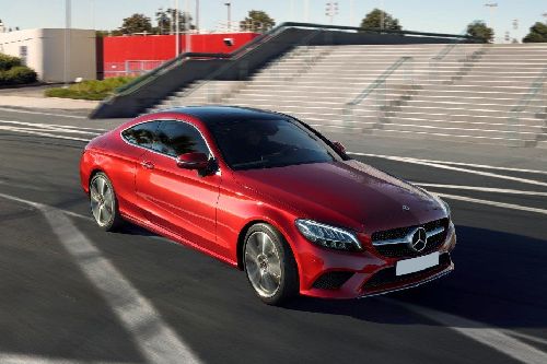 Mercedes-Benz C-Class Coupe Front Cross Side View Mercedes-Benz C-Class Coupe Front Cross Side View