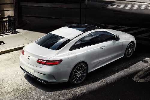 E-Class Coupe Rear angle view E-Class Coupe Rear angle view