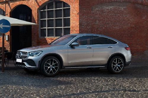 Mercedes-Benz GLC Coupe Front Side View Mercedes-Benz GLC Coupe Front Side View