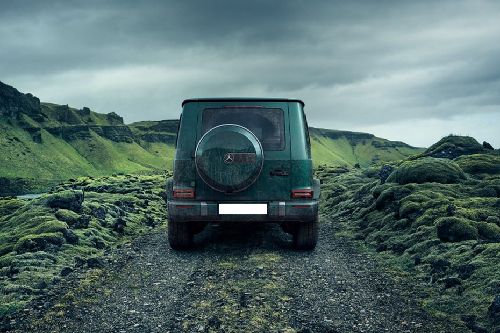Full Rear View of Mercedes-Benz G Class Full Rear View of Mercedes-Benz G Class