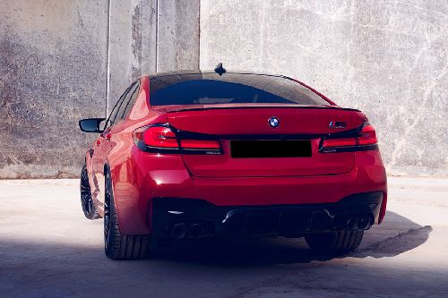Rear Cross Side View of BMW M5 Competition Rear Cross Side View of BMW M5 Competition