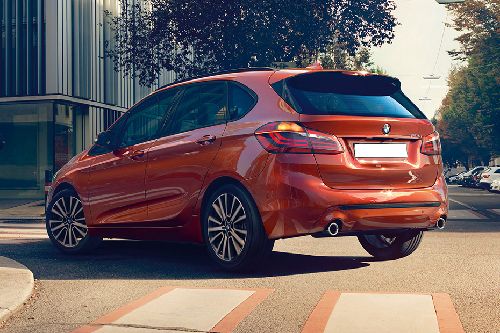 Rear Cross Side View of BMW 2 Series Active Tourer Rear Cross Side View of BMW 2 Series Active Tourer
