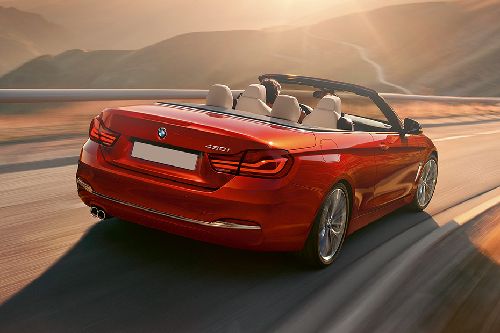 4 Series Convertible Rear angle view 4 Series Convertible Rear angle view