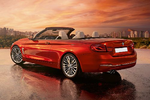 4 Series Convertible Rear Low Angle View 4 Series Convertible Rear Low Angle View