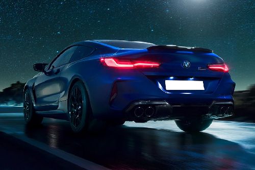 Rear Cross Side View of BMW M8 Coupe Competiton Rear Cross Side View of BMW M8 Coupe Competiton