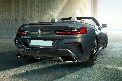 8 Series Convertible Rear angle view