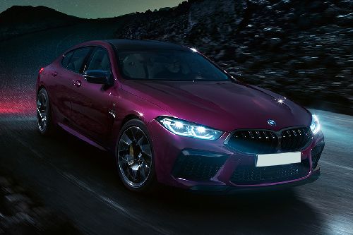 BMW M8 Gran Coupe Competition Front Cross Side View BMW M8 Gran Coupe Competition Front Cross Side View
