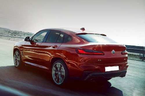 Rear Cross Side View of BMW X4 Rear Cross Side View of BMW X4