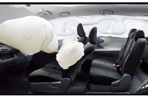 Toyota Prius Plus AirBags View Toyota Prius Plus AirBags View