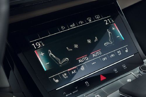 Front AC Controls of Audi e-tron Front AC Controls of Audi e-tron