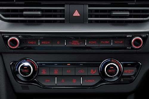 Front AC Controls of Kia Niro Front AC Controls of Kia Niro