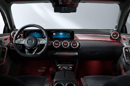 Dashboard View of A-Class Sedan Dashboard View of A-Class Sedan
